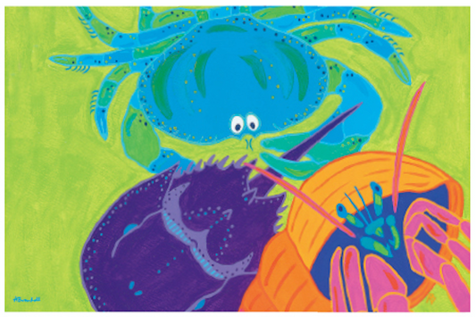 Three Crabs Placemat