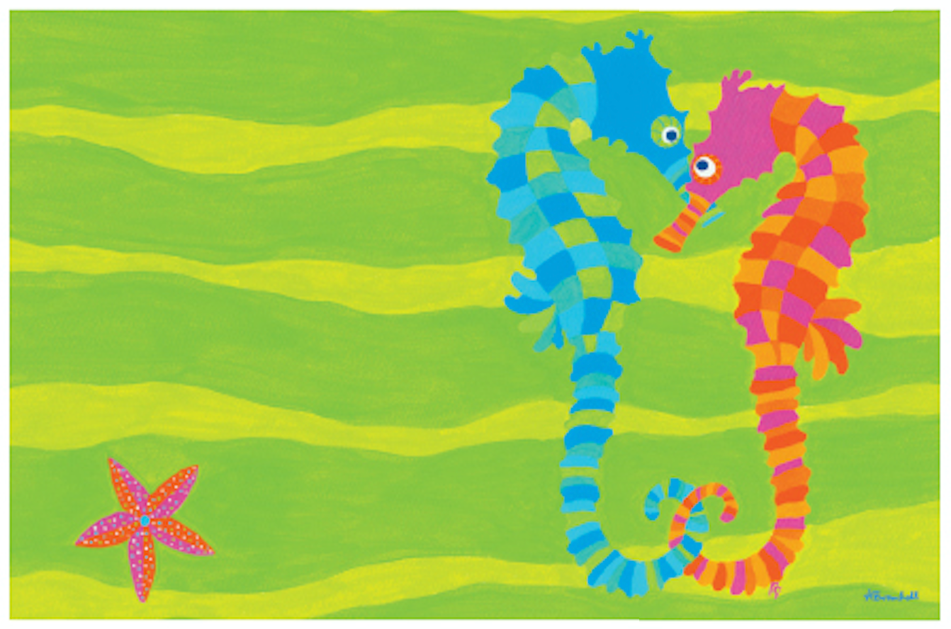 Seahorses Placemat
