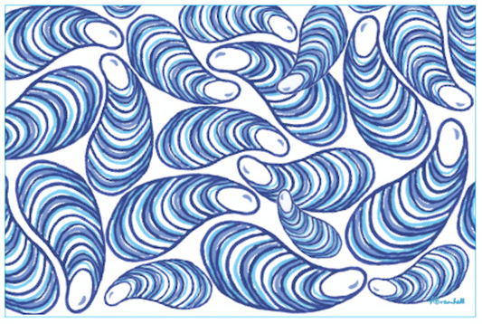 Blue Mussels Placemat