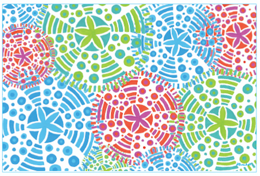 Mod Urchins Placemat