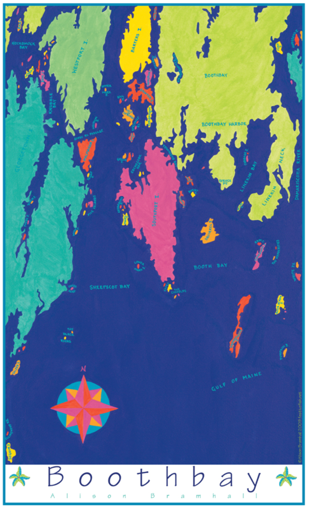 Boothbay Harbor, Maine Chart