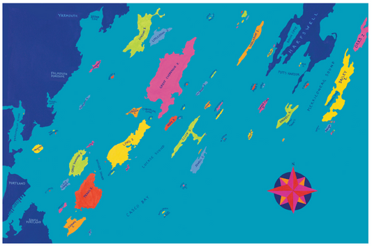 Casco Bay, Maine Placemat