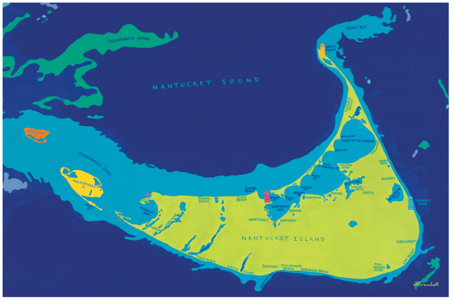 Nantucket, MA Placemat