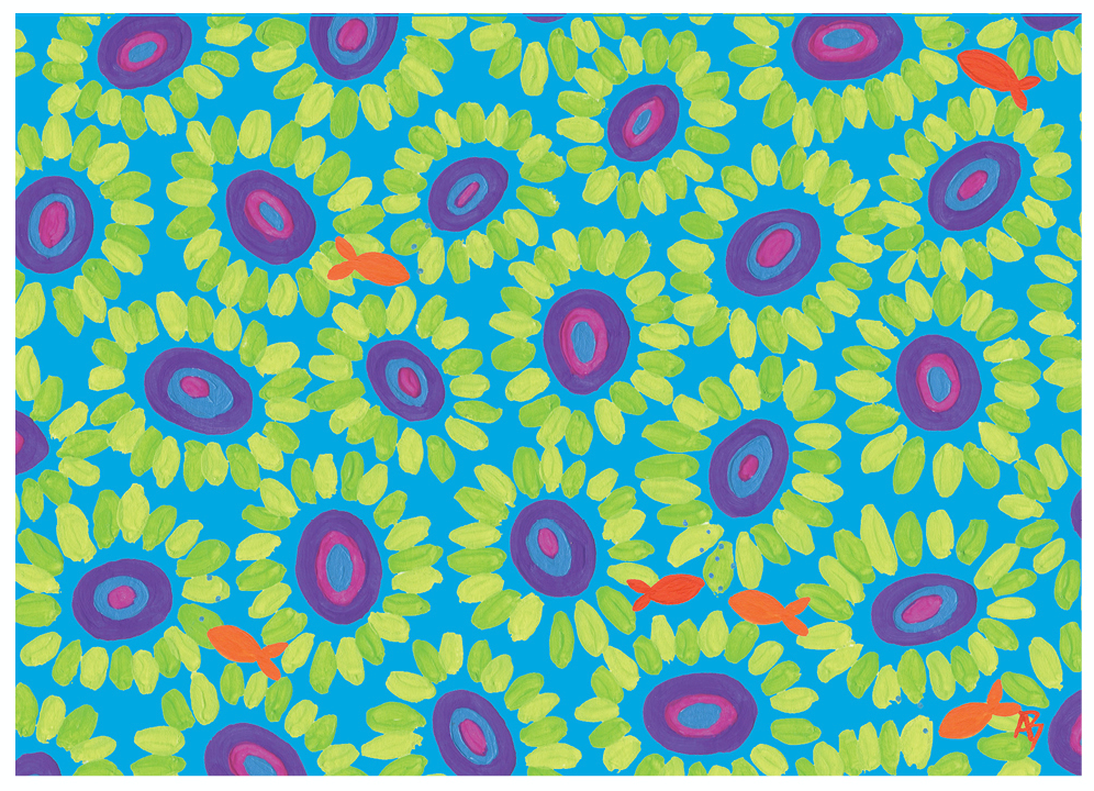 Coral Bloom Card