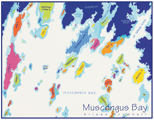Muscongus Bay, Maine Chart