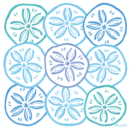 Sand Dollars Flour Sack Towel