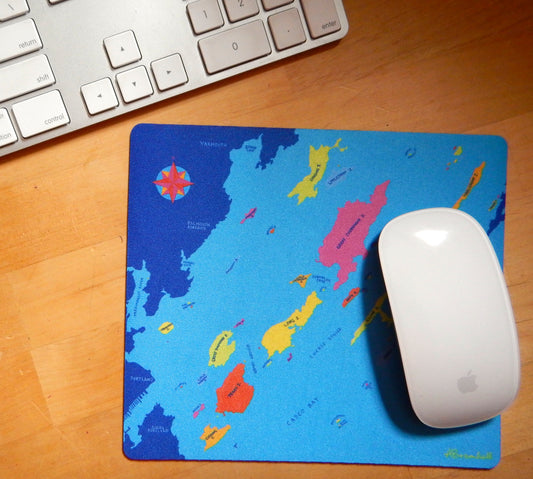 Micro Thin MOUSE PAD 8x7 Casco Bay