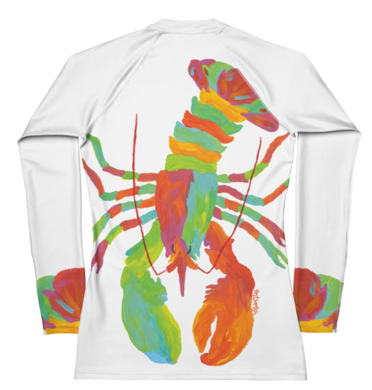 Lefty Lobster Rash Guard Top