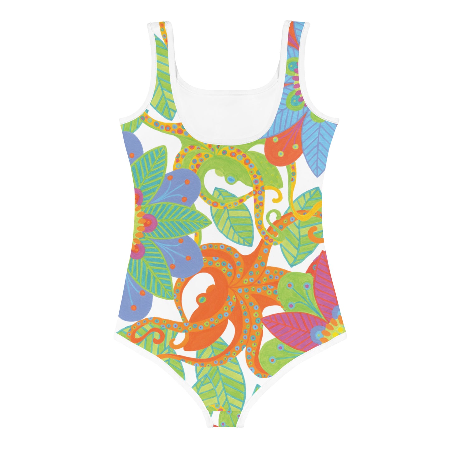 Blooming Octoups Toddler Swim Suit