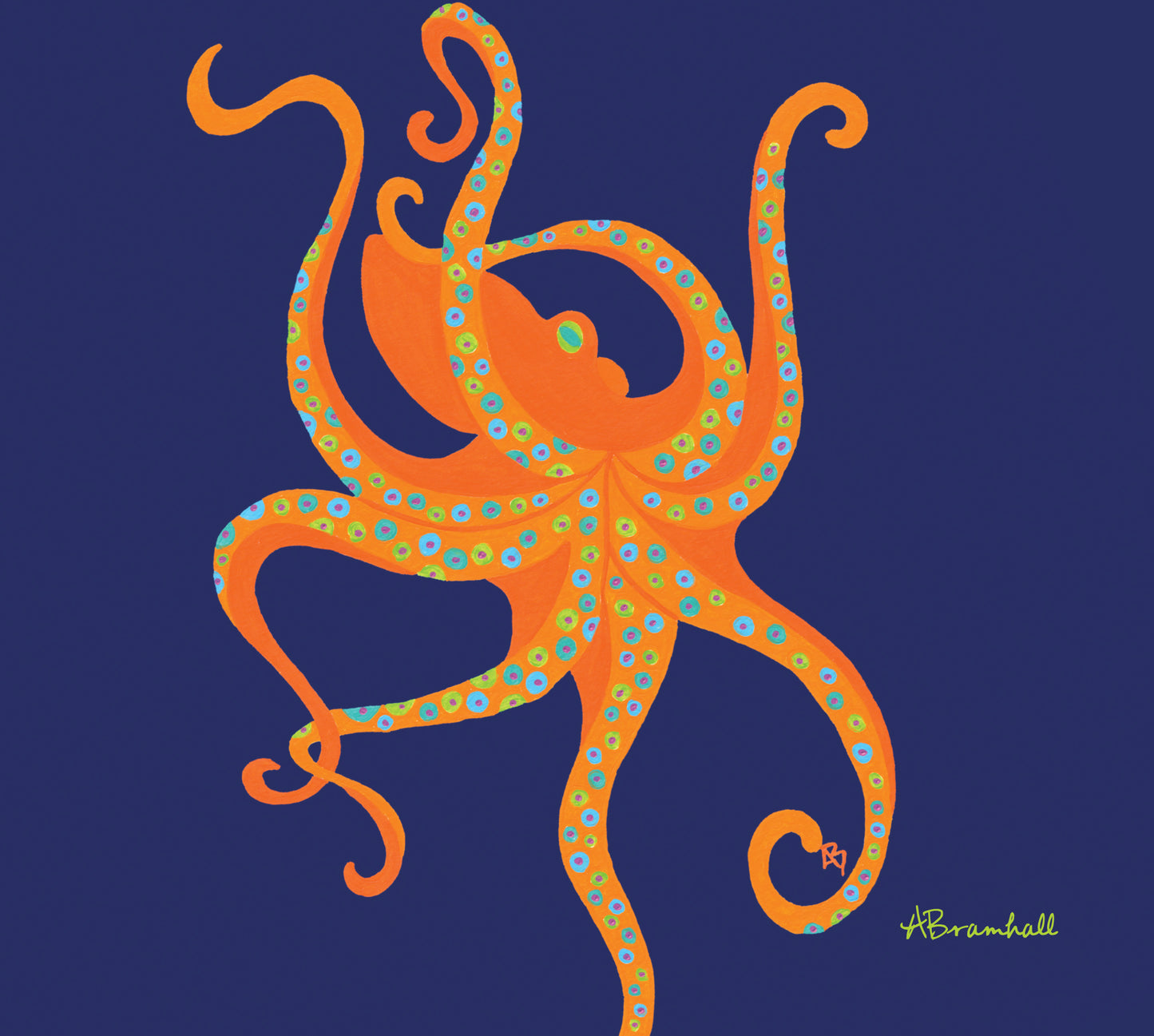Dancing Octopus Microfiber Cloth