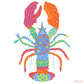 Candy Dot Lobster Flour Sack Towel