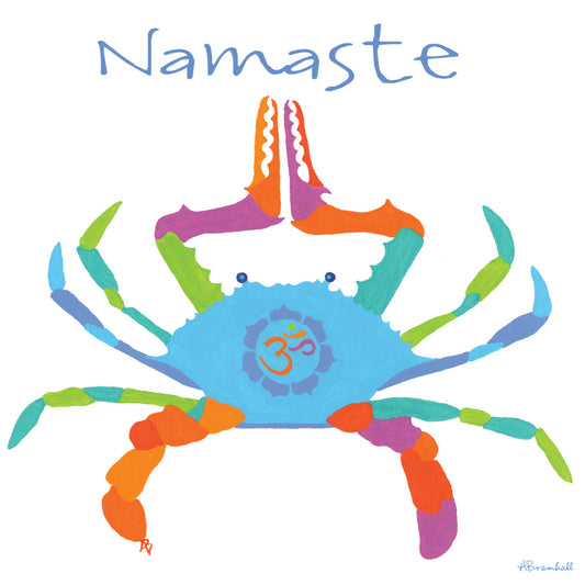Namaste Crab Flour Sack Towel
