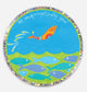 Joyful Fish Sticker limited edition glitter edge!