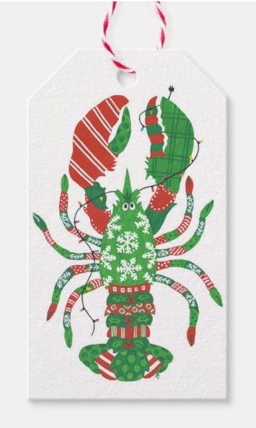 Holiday Loster Gift Tag Pack (6)