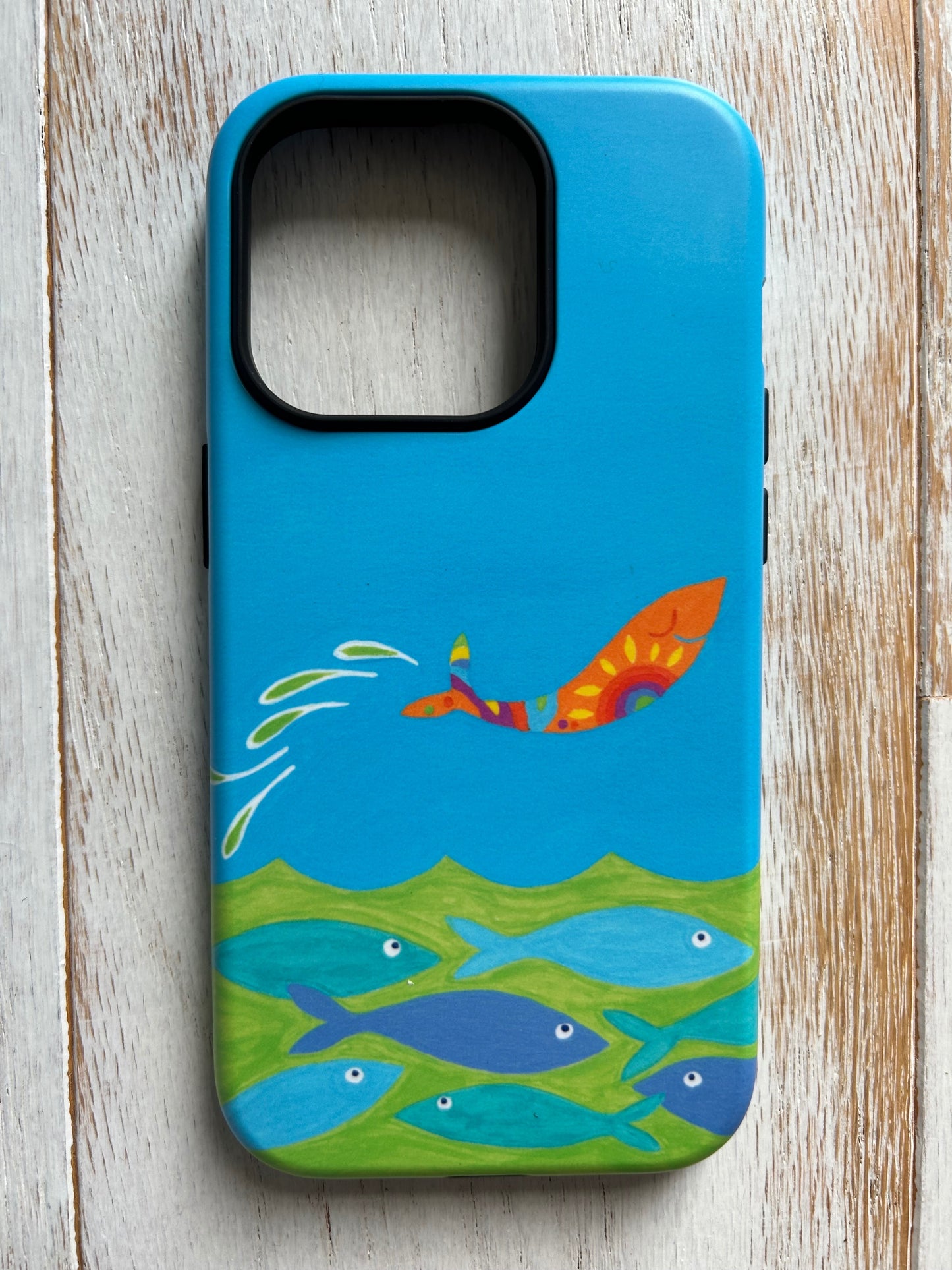 Joyful Fish iPhone Tough Case