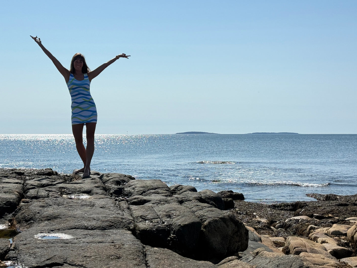 Sea Stripes Tank Dress