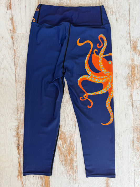 Dancing Octopus Midnight Capris