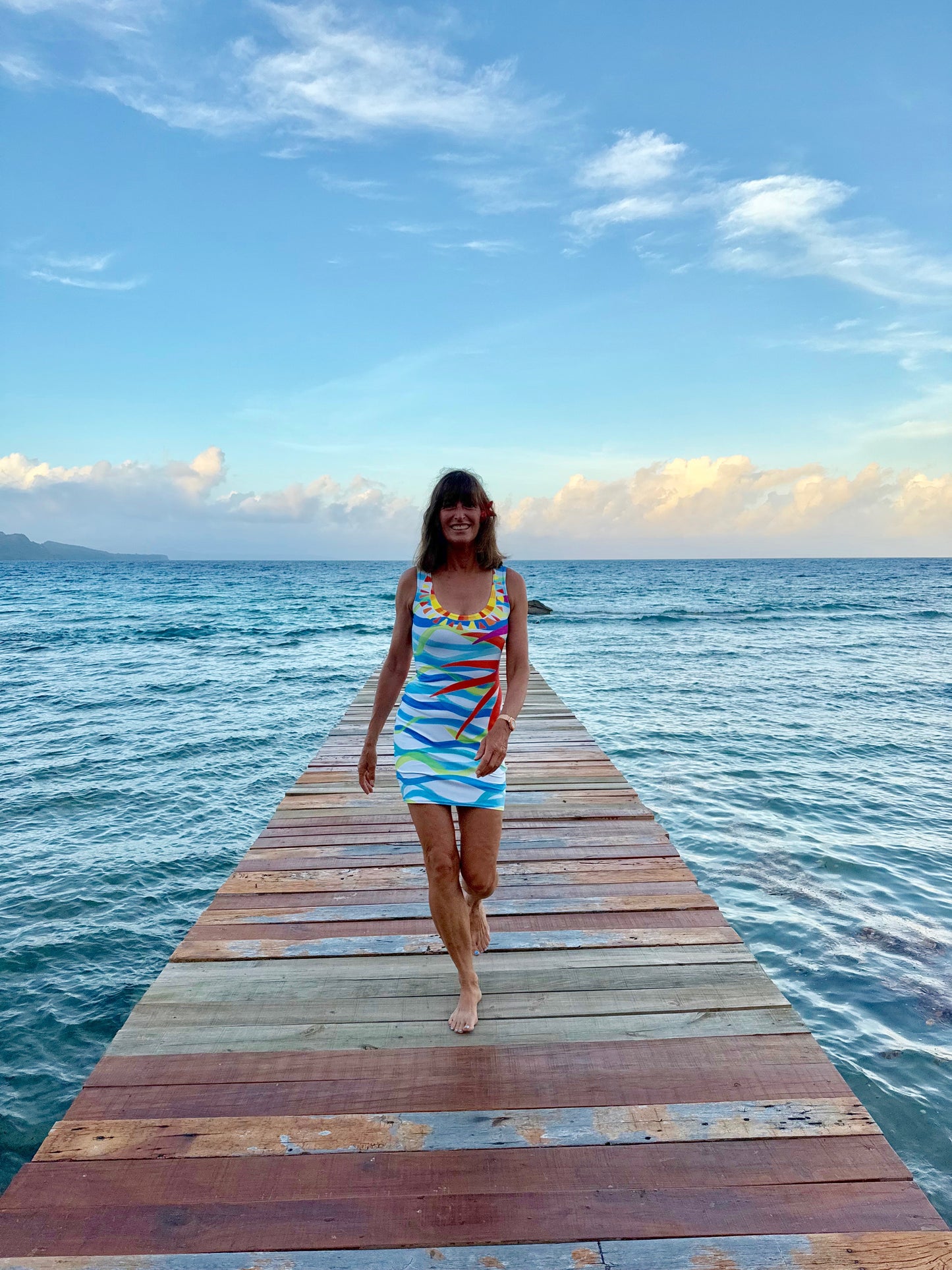 Swaying Palms Tank Dress