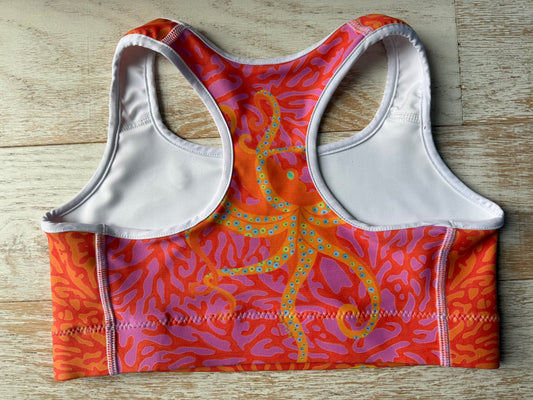 NEW! Octopus on Orange & Pink Coral