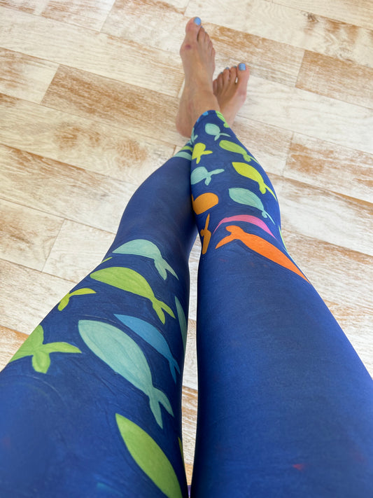 Fish Swish Leggings with Pocket