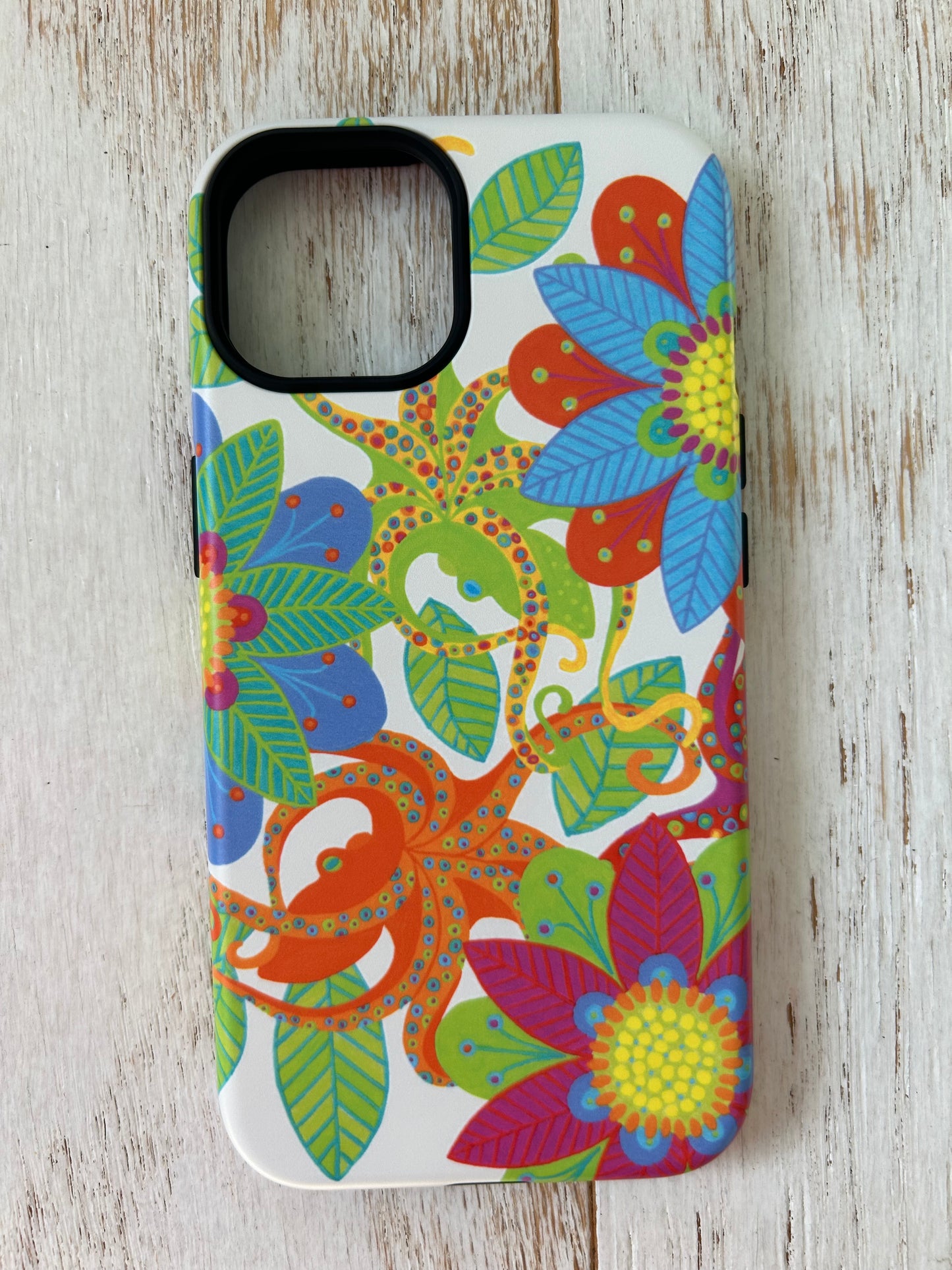 Blooming DUO Octopus iPhone Tough Case