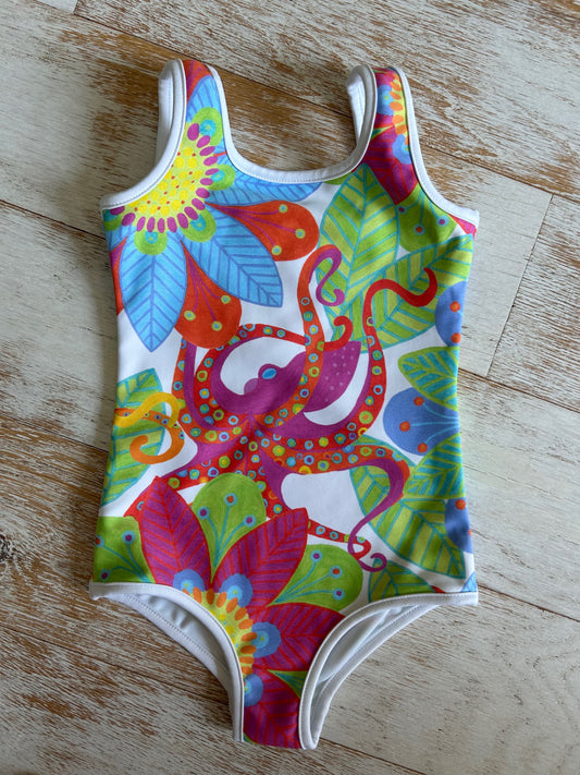 Blooming Octoups Toddler Swim Suit