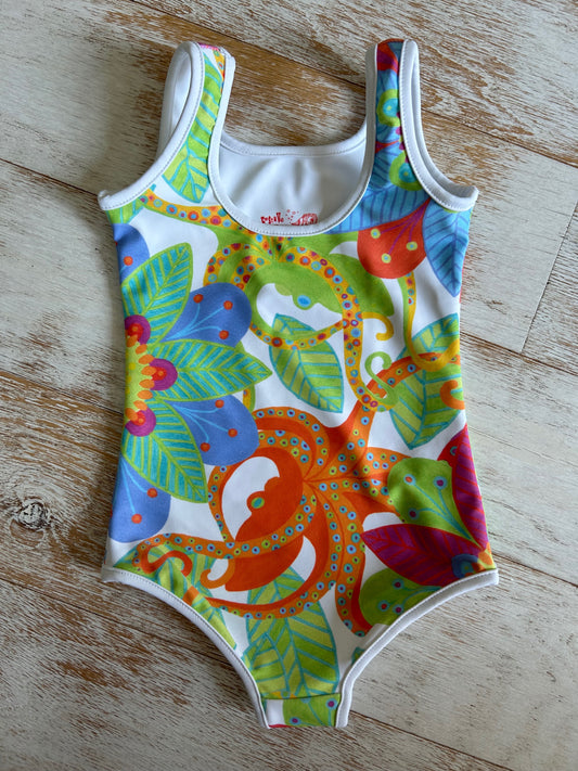 Blooming Octoups Toddler Swim Suit