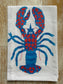 Calico Lobster Flour Sack Towel