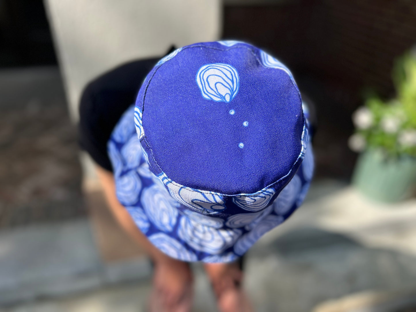 New! Oysters on Blue Bucket Hat