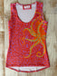 Dancing Octopus on Pink Coral Tank Top