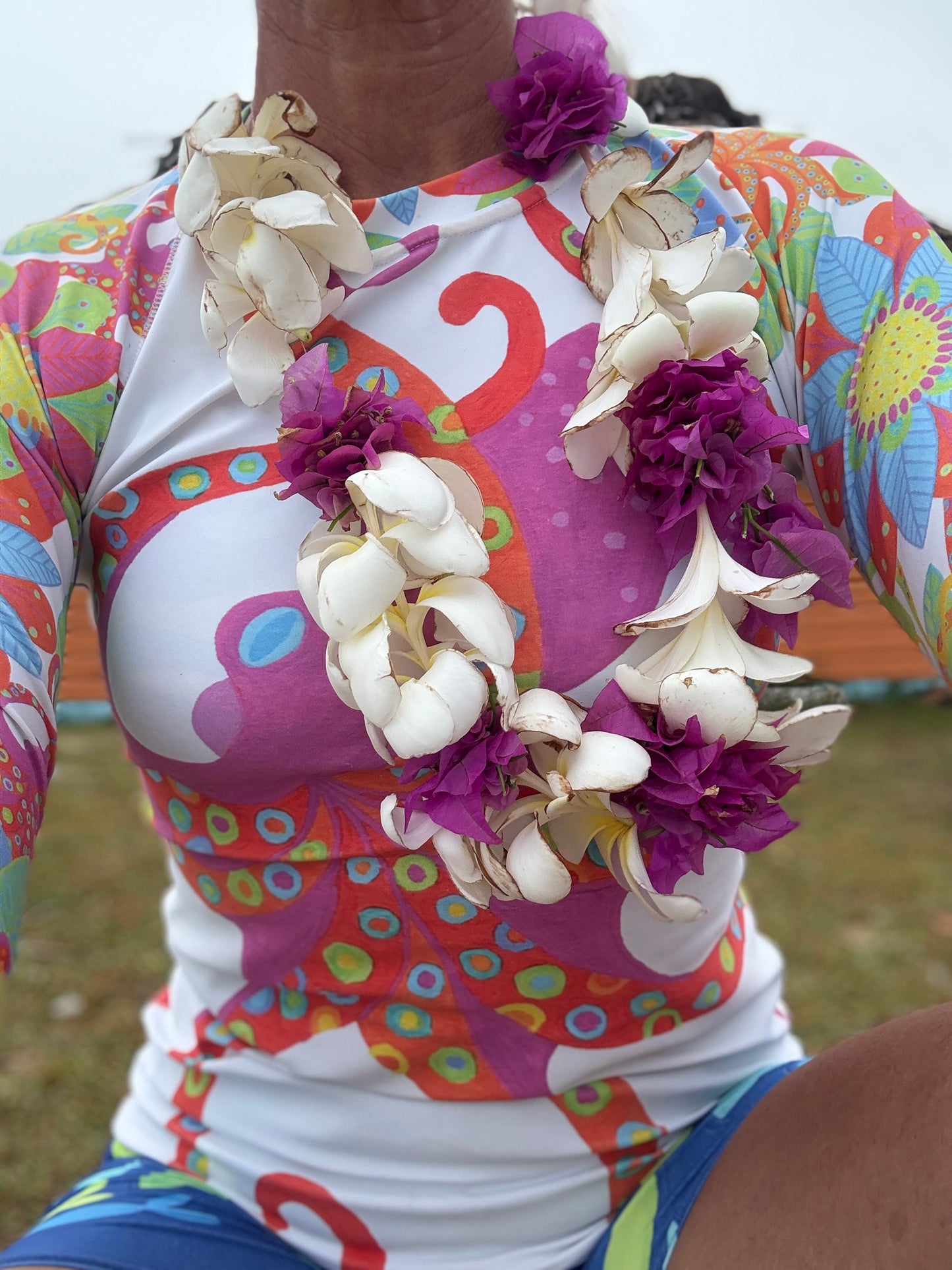 Blooming Octopus Rash Guard Top