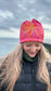 Nordic Hat: Dancing Octopus on Pink Coral