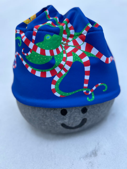 Nordic Hat: Holiday Dancing Octopus