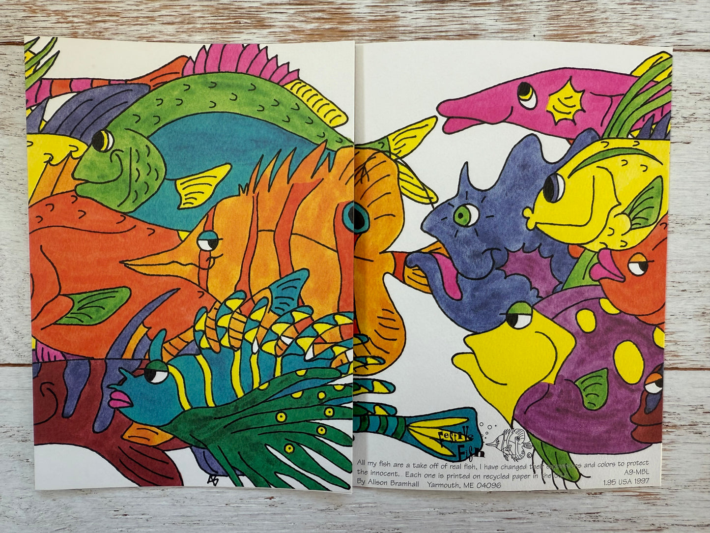 Vintage Collection Festive  Fish Cards (9)