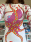 Pink Dancing Octopus Rash Guard Top