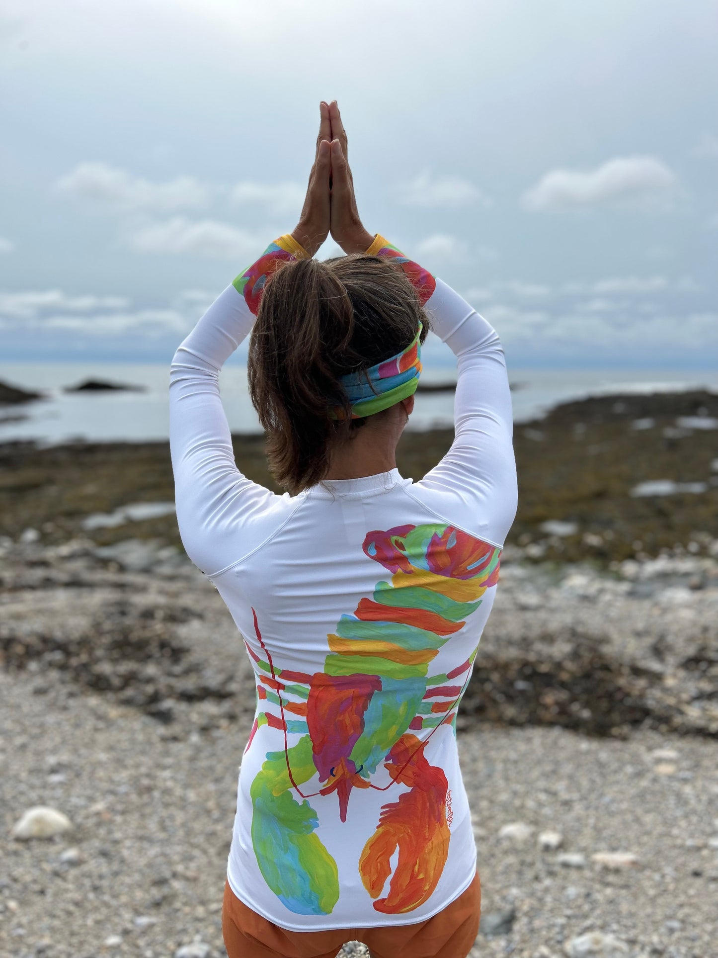 Lefty Lobster Rash Guard Top