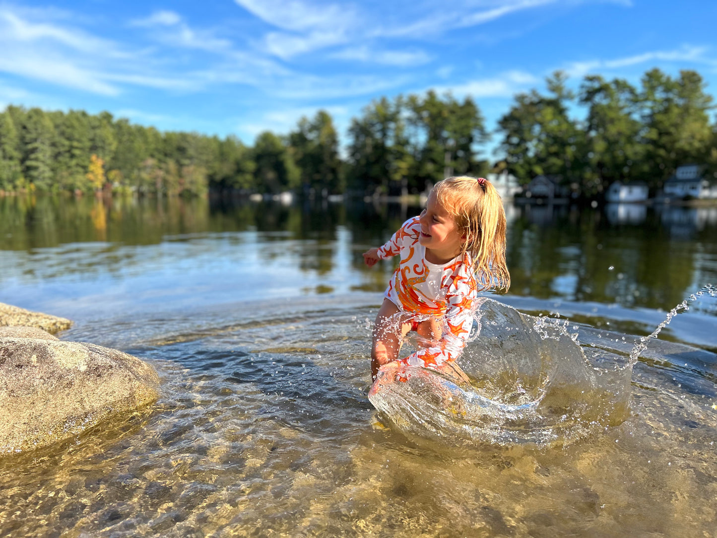 Toddler Dancing Octopus Rash Guard Top