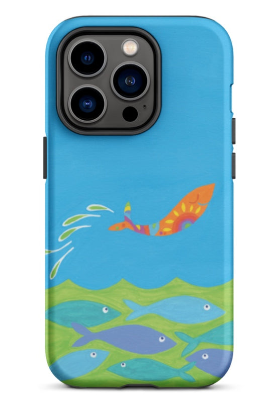 Joyful Fish iPhone Tough Case