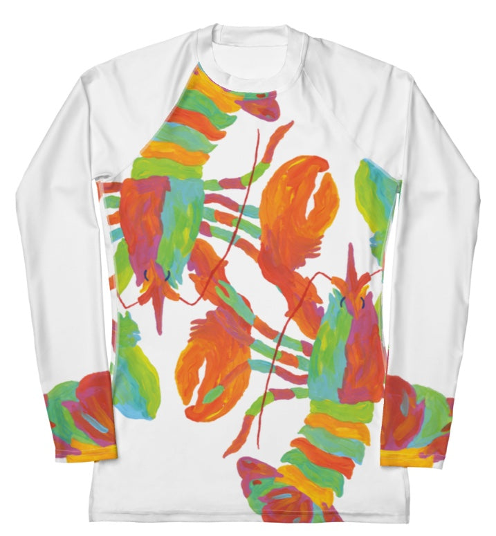 Lefty Lobster Rash Guard Top