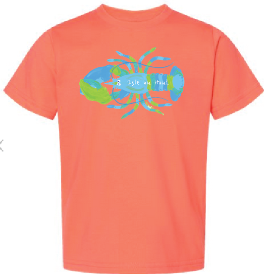 Kids/Youth CORAL Lobster T'shirt