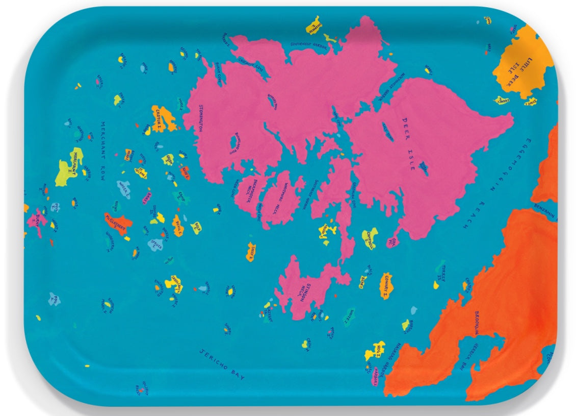 Medium Tray: Deer Isle