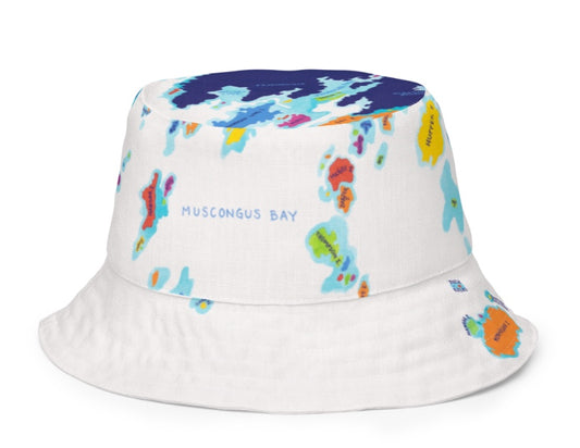 New! Muscongus Bay ~ Monhegan Bucket Hat