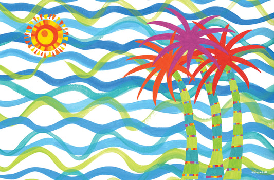 Swaying Palms Placemat