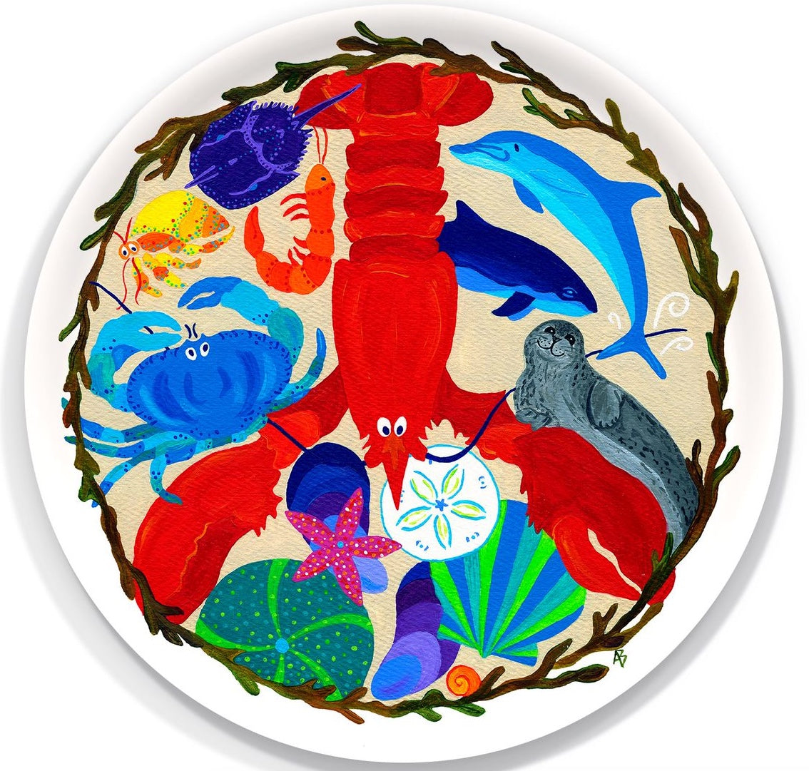 Round Tray: Peace on Earth