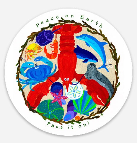 Peace on Earth Sticker