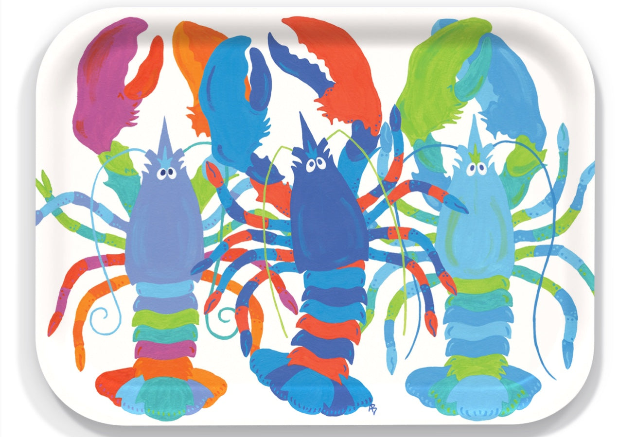 Medium Tray: Summer Lobsters