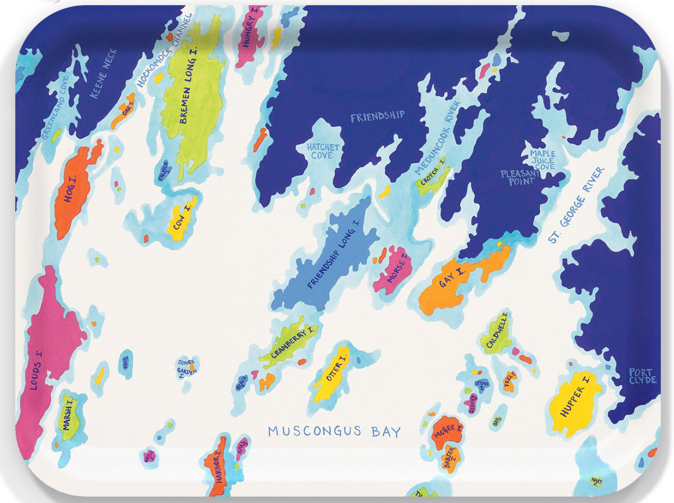 Large Tray: Muscongus Bay ***Limited Edition***