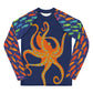 YOUTH Dancing Octopus on Midnight Rash Guard Top