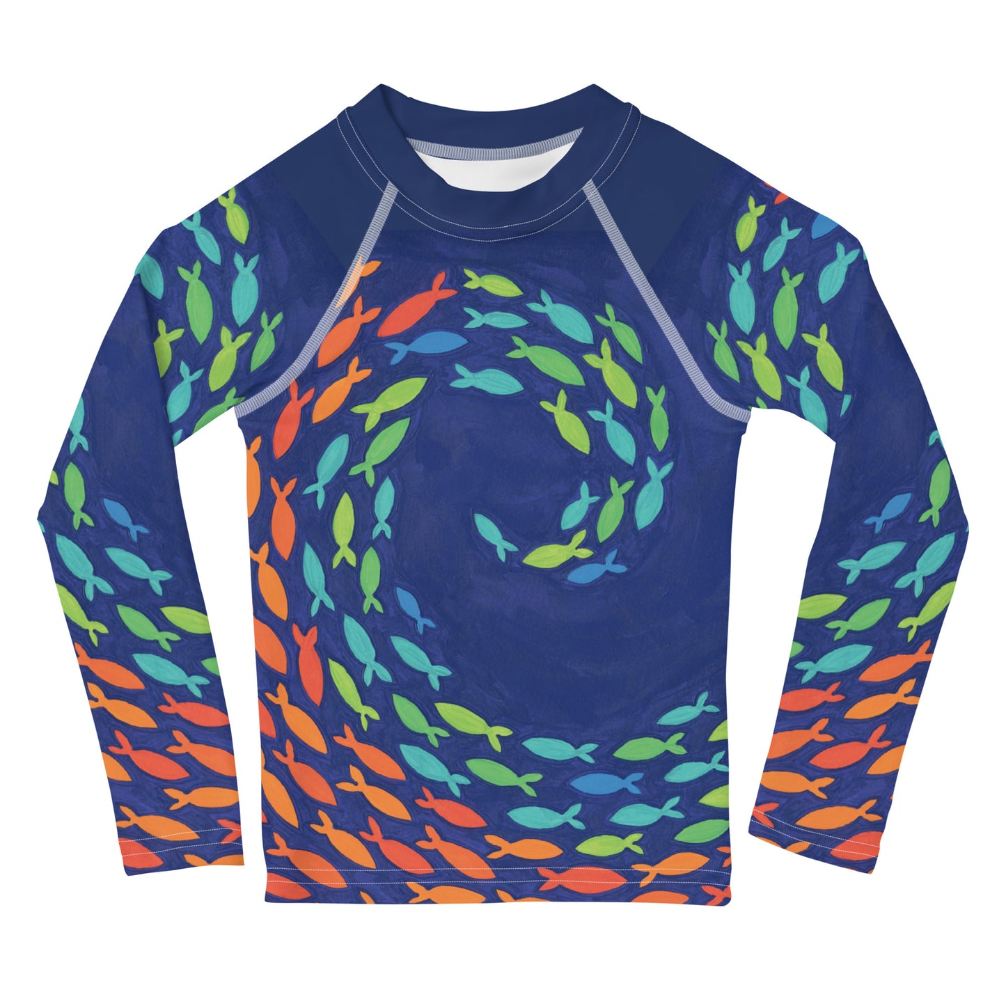 Toddler Fish Swish Rash Guard Top