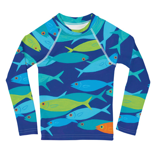 Toddler Wee Fish Rash Guard Top